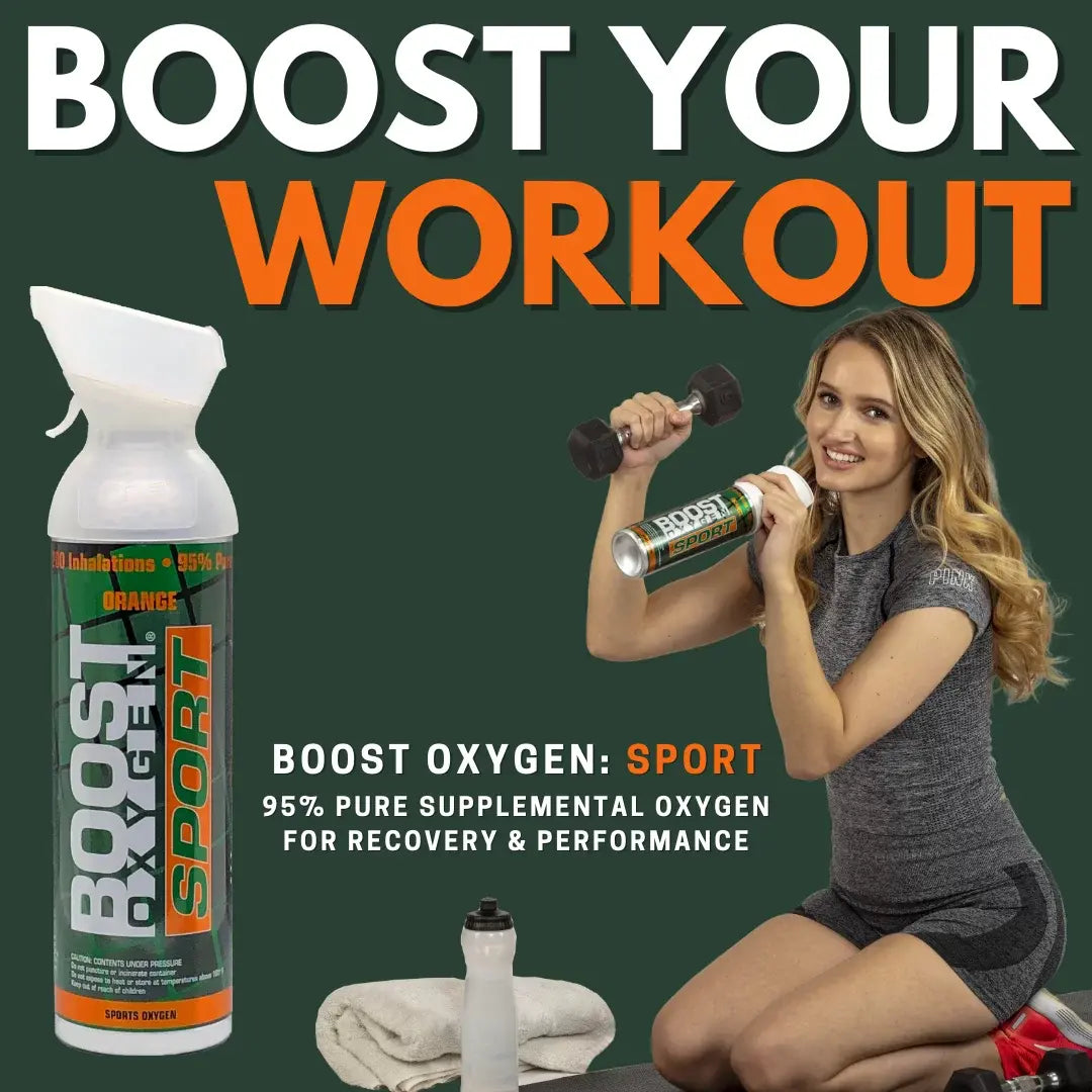 3x 10 Litres of Boost Sport Oxygen in a Can Supplemental - 200 Breath (Large) Wholesale Hub