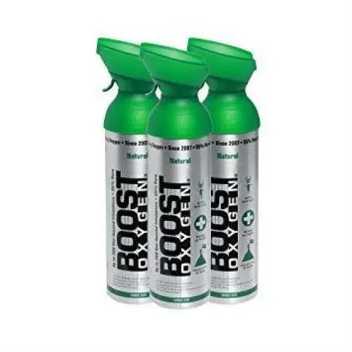 3pk 10 Litres of Boost Pure Oxygen in a Can Supplemental - 200 Breath (Large) Wholesale Hub