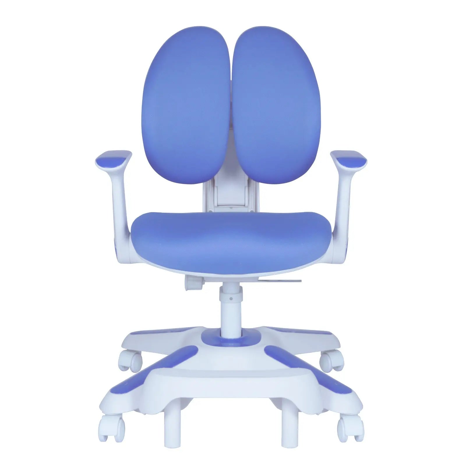 Ergonomic Children Kids Study Chair Set of 2 Height Adjustable - Blue Wholesale Hub
