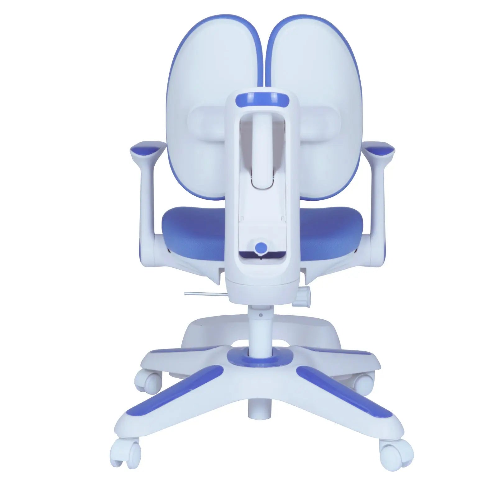 Ergonomic Children Kids Study Chair Set of 4 Height Adjustable - Blue Wholesale Hub