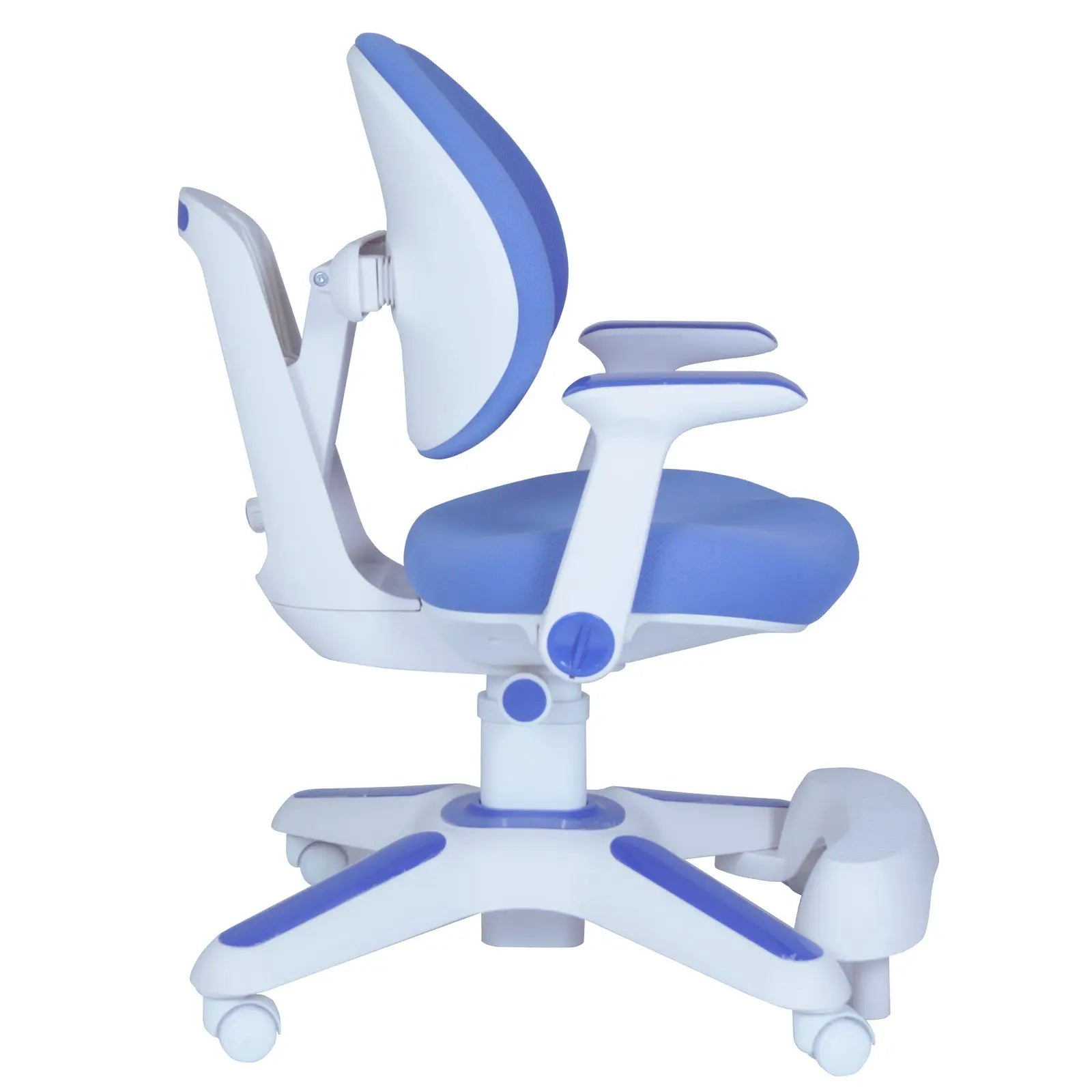 Ergonomic Children Kids Study Chair Set of 6 Height Adjustable - Blue Wholesale Hub