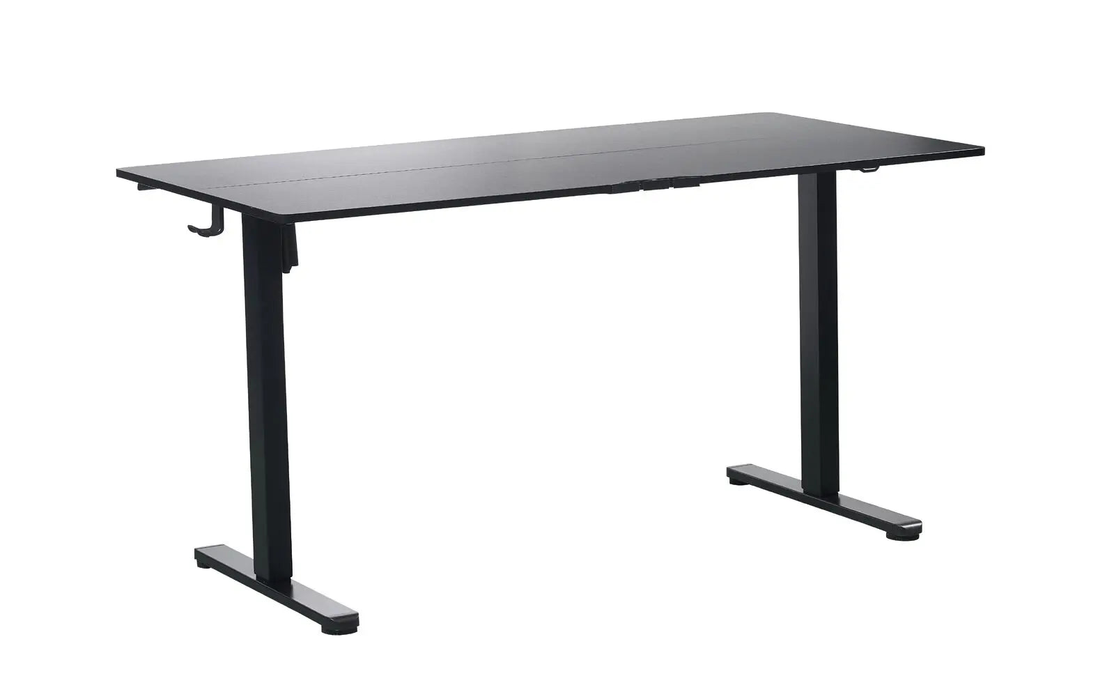 140 x 70cm Electric Standing Desk Height Adjustable Motorised Electric Sit Stand in Black Wholesale Hub