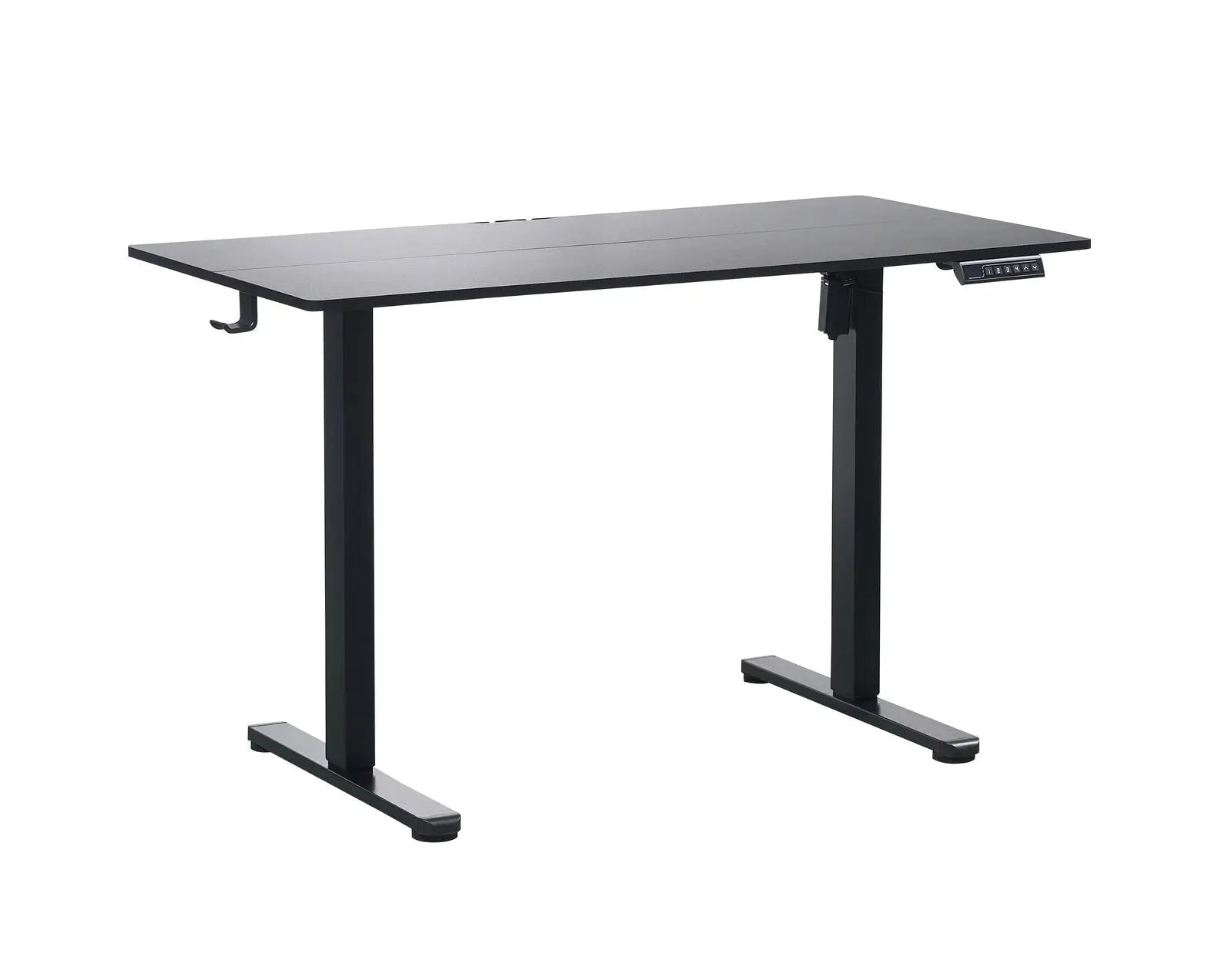 120 x 60cm Electric Standing Desk Height Adjustable Motorised Electric Sit Stand in Black Wholesale Hub