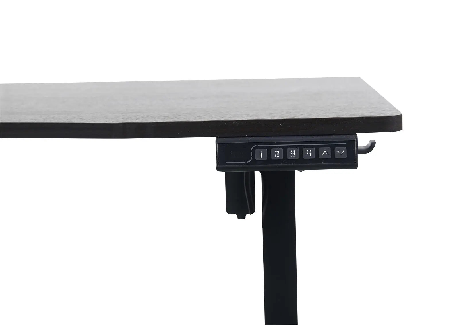 120 x 60cm Electric Standing Desk Height Adjustable Motorised Electric Sit Stand in Black Wholesale Hub