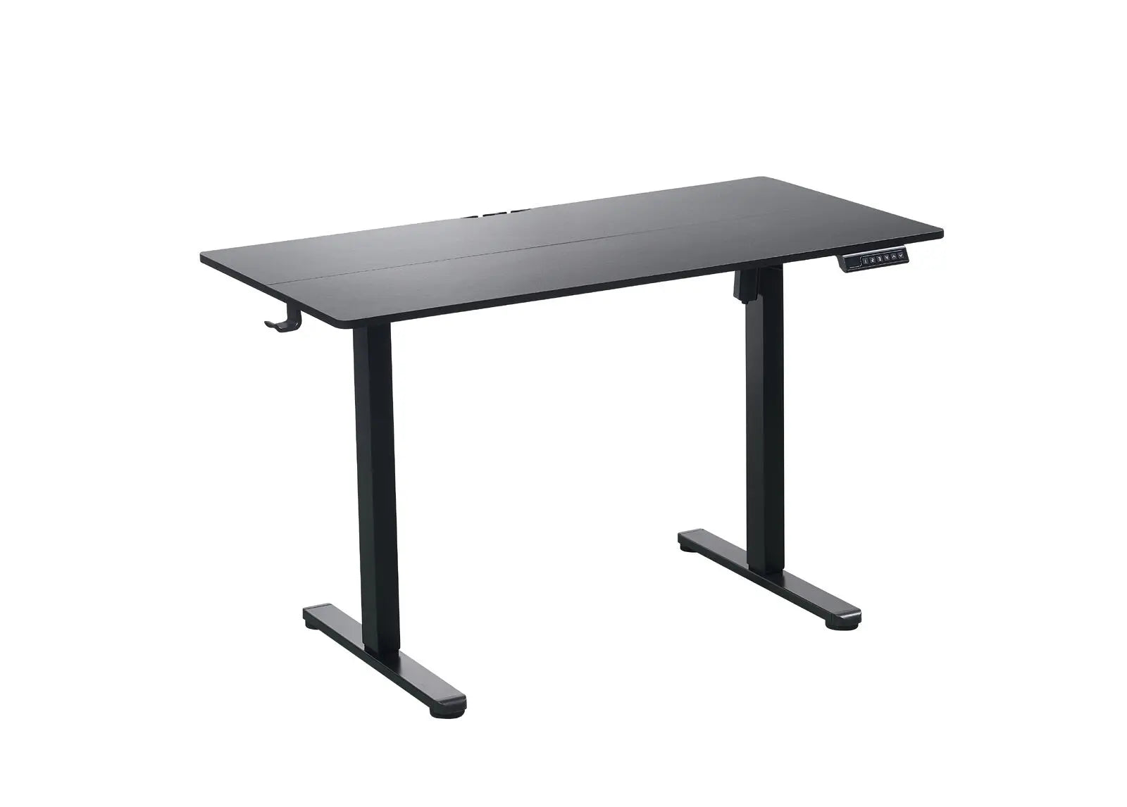 120 x 60cm Electric Standing Desk Height Adjustable Motorised Electric Sit Stand in Black Wholesale Hub