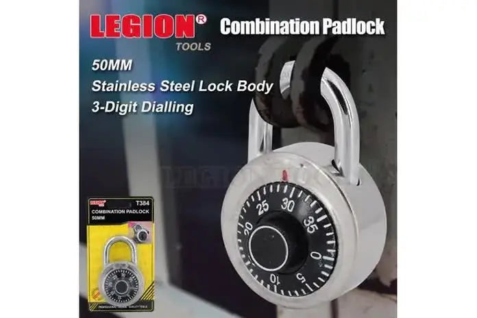 Combination Padlock Lock - 50mm Wholesale Hub