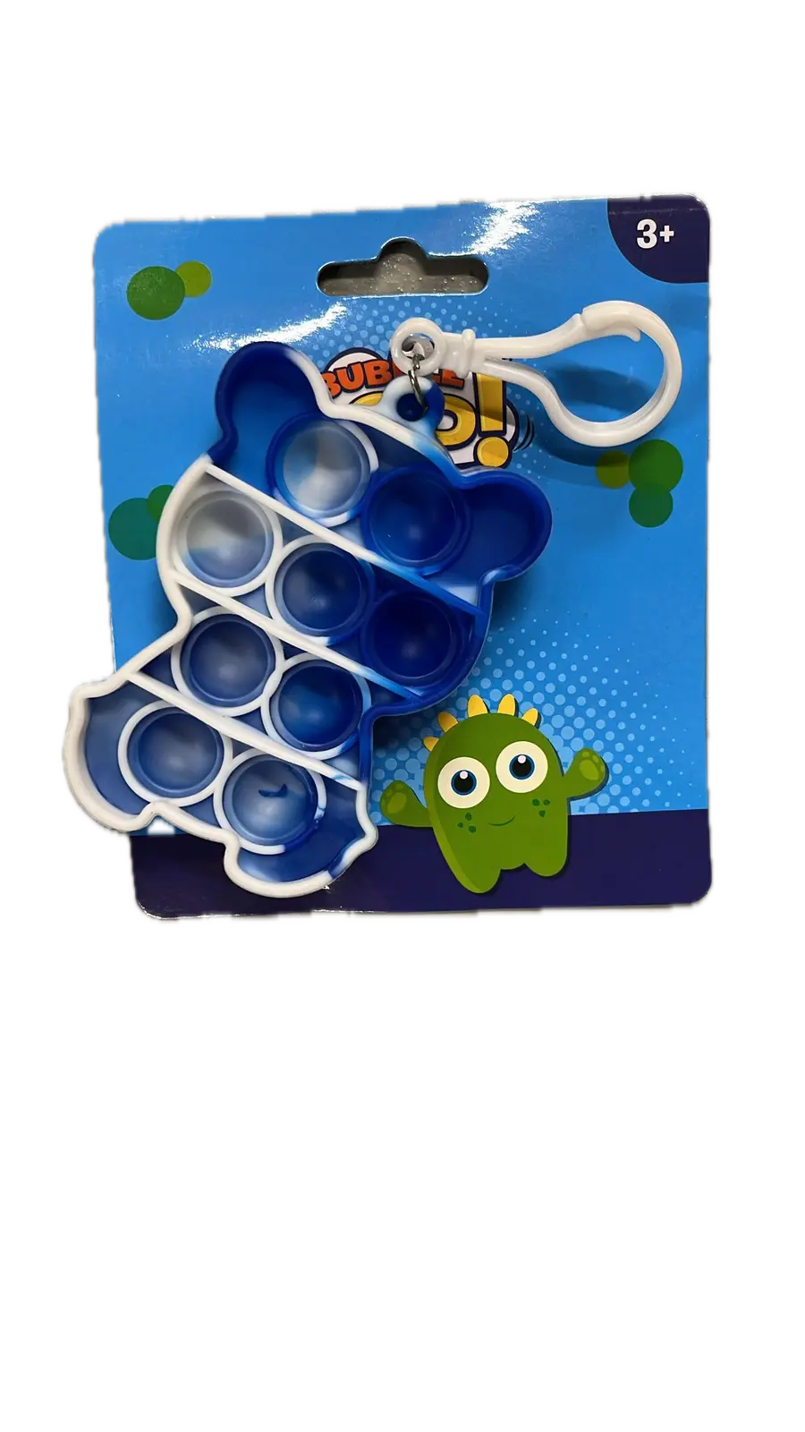 Push Bubble Pop It Fidget Keyring Squeeze Toy Sensory Silicone Stress Reliever Wholesale Hub