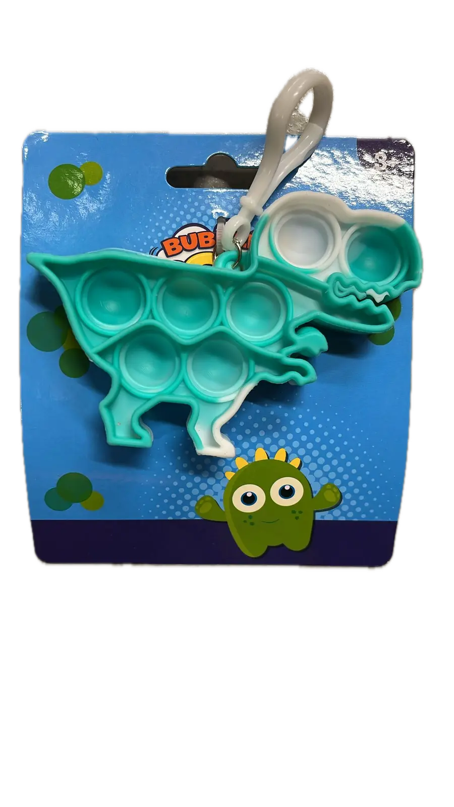 Push Bubble Pop It Fidget Keyring Squeeze Toy Sensory Silicone Stress Reliever Wholesale Hub
