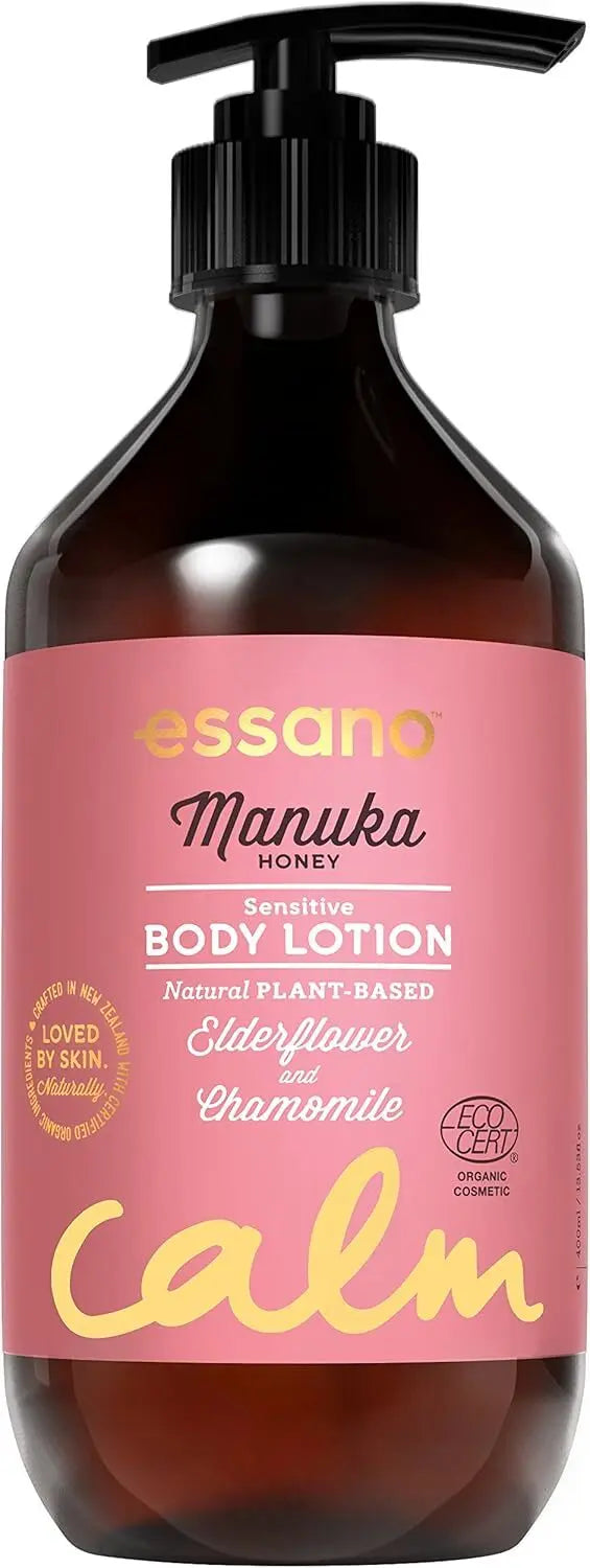 3x Essano 400ml Manuka Honey Sensitive Body Lotion Moisturiser Wholesale Hub