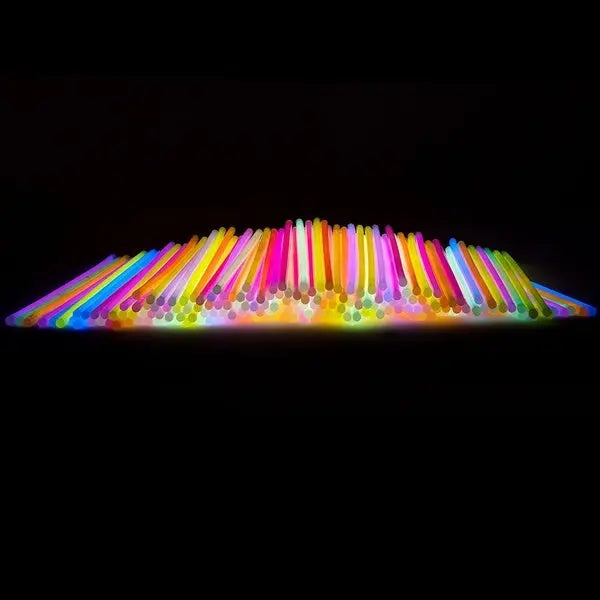 15 GLOW STICKS Party Light Glow In The Dark Rave NECKLACE Disco Bulk Wholesale Hub