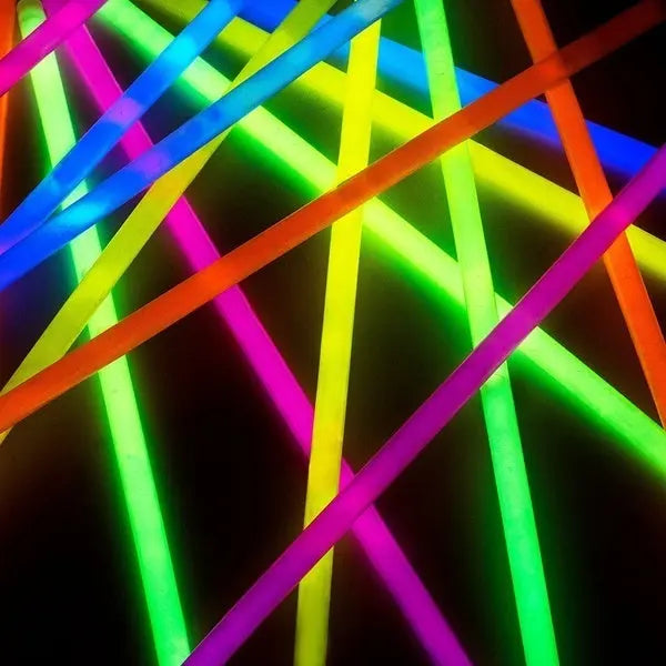 15 GLOW STICKS Party Light Glow In The Dark Rave NECKLACE Disco Bulk Wholesale Hub