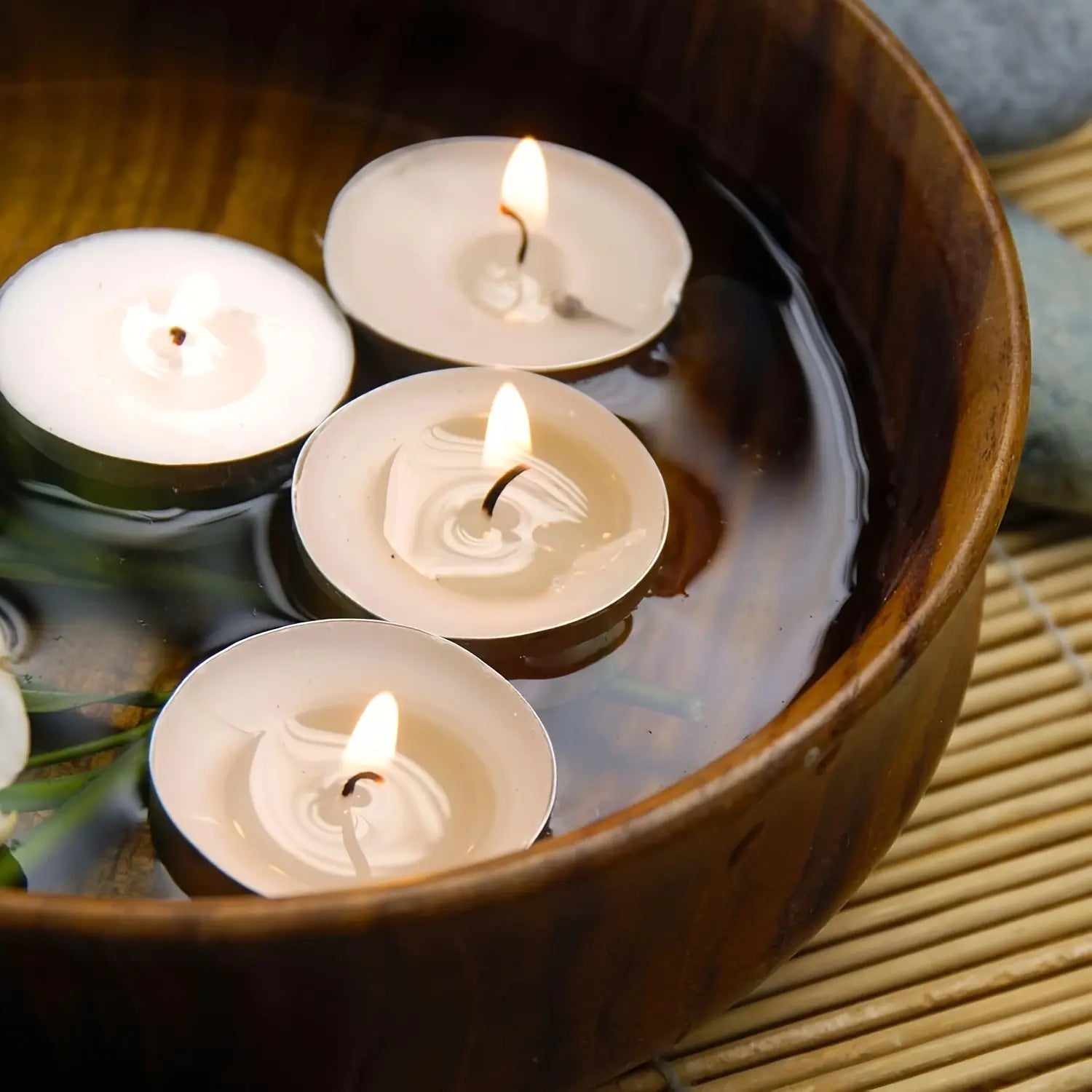 400pcs TEA LIGHT CANDLES 9 Hour Burn Tealight Wedding Smokeless Crystal Wax BULK Wholesale Hub
