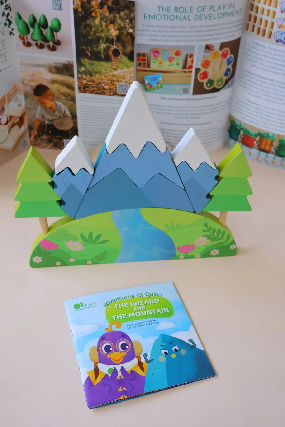Mountain Puzzle and Book Set Wholesale Hub