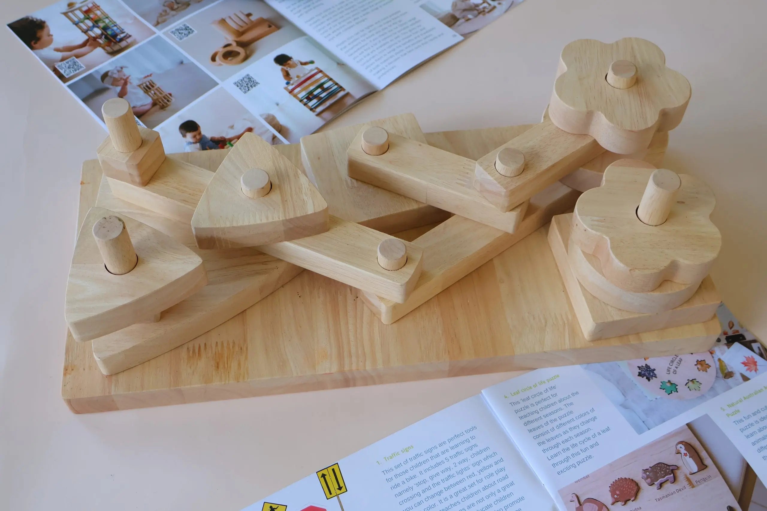 Stack a block board 14 pcs Wholesale Hub