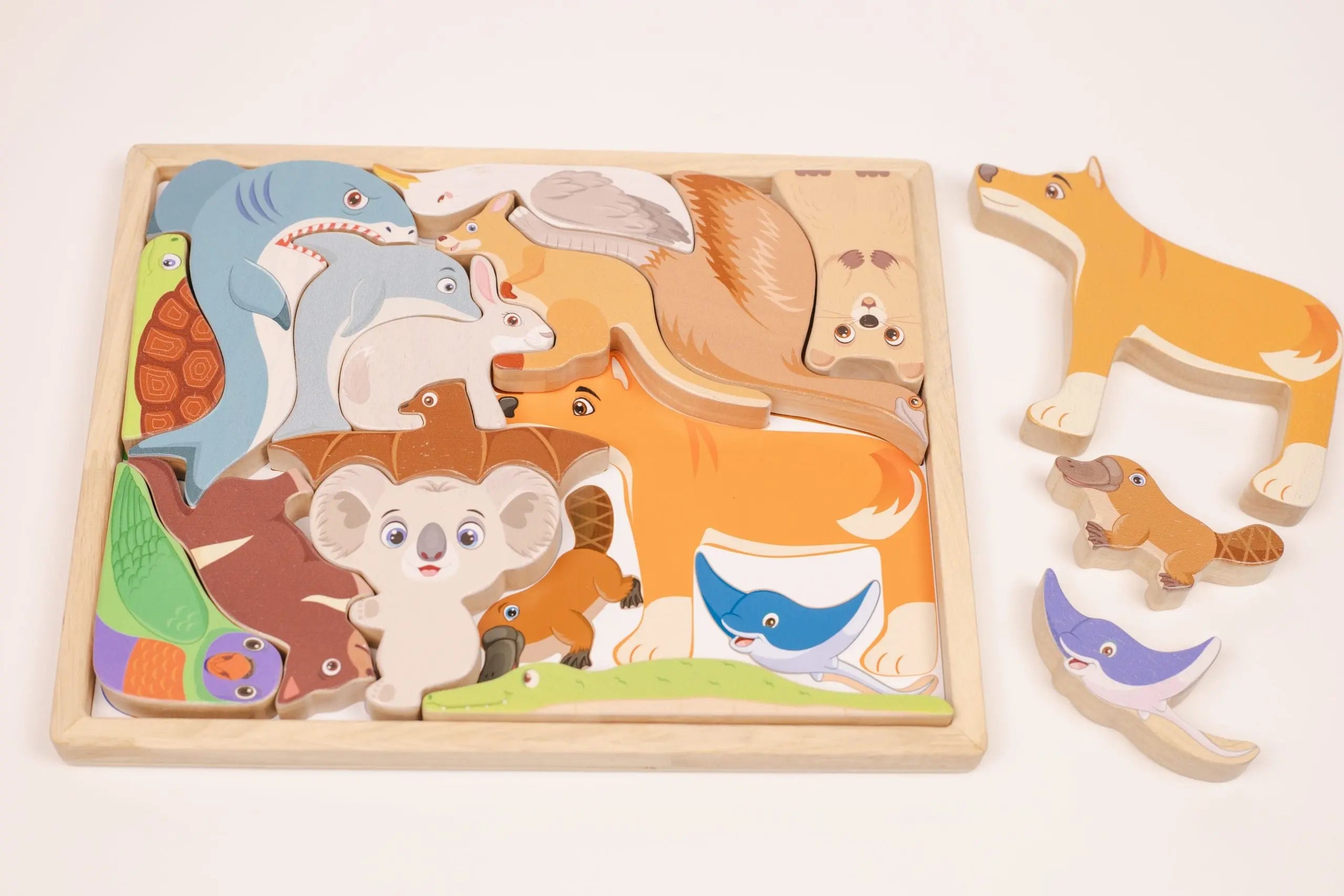 Australian Wildlife puzzle and play set Wholesale Hub