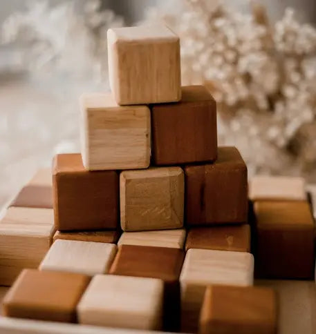 My First Natural Blocks 25 pcs Wholesale Hub