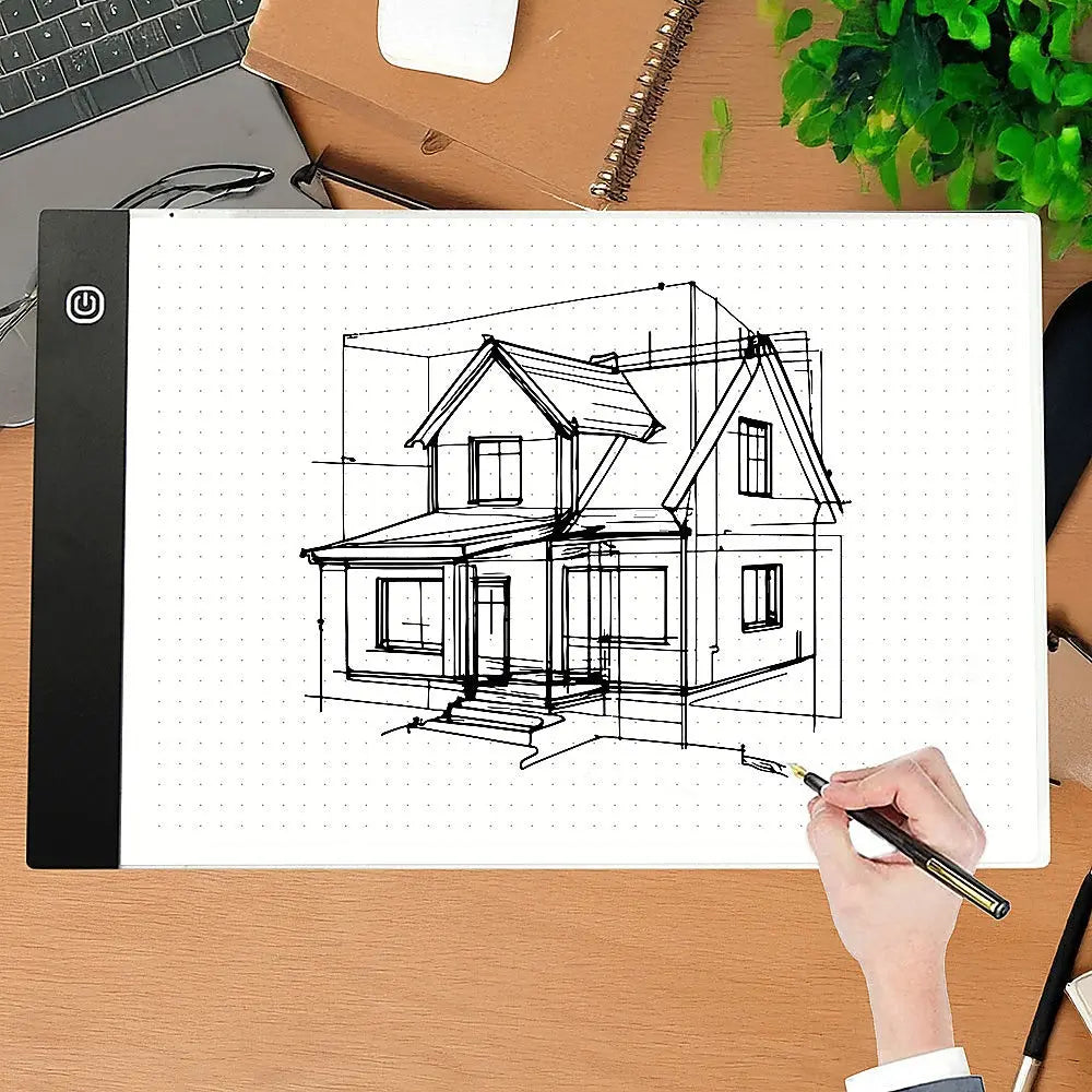 A4 LED Light Box Tracing Board Art Design Stencil Tattoo Copy Drawing Pad Wholesale Hub