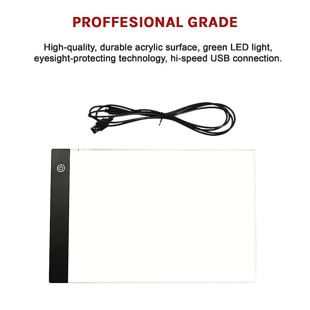 A4 LED Light Box Tracing Board Art Design Stencil Tattoo Copy Drawing Pad Wholesale Hub