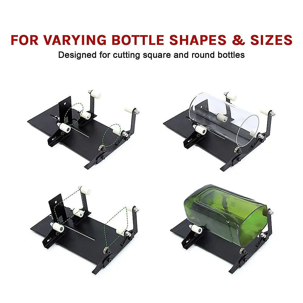 Glass Bottle Cutter Cutting Tool Upgrade Version Square & Round Bottle Cutter Wholesale Hub