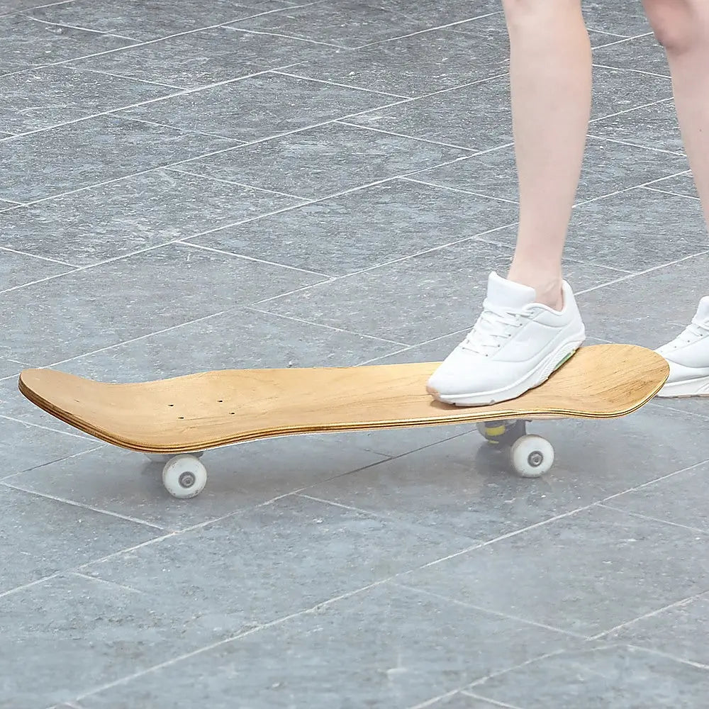 7 Layers Skateboard Deck Natural Wood Maple Double Concave Blank Skate Board DIY Wholesale Hub