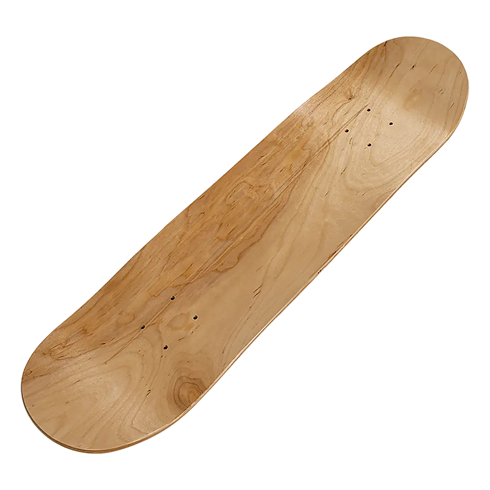 7 Layers Skateboard Deck Natural Wood Maple Double Concave Blank Skate Board DIY Wholesale Hub