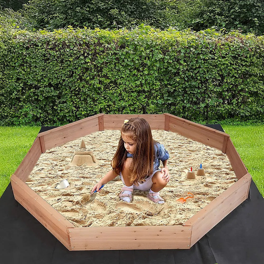 Kids Sand Pit Large Octagonal Wooden Sandpit Wholesale Hub