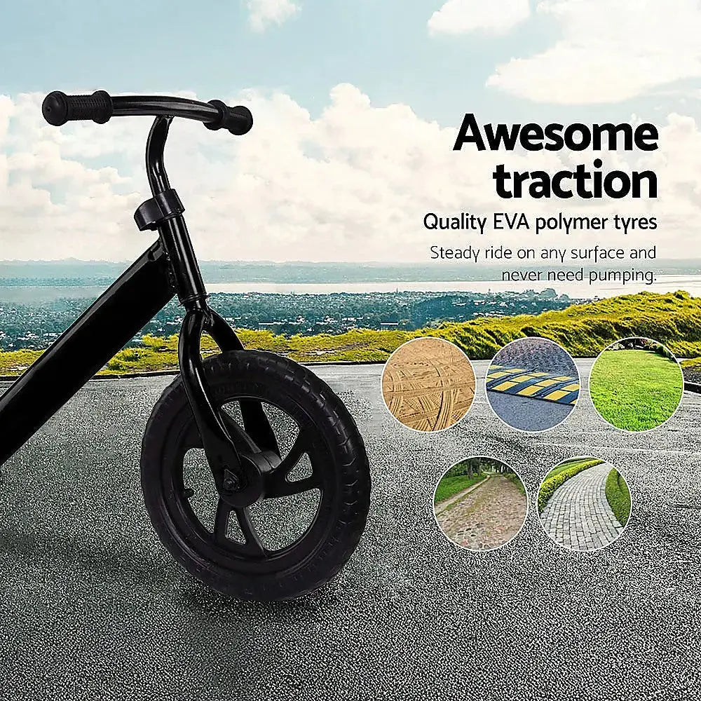 Kids Ride On Push Bike Balance Bicycle with Training Wheels for Toddlers Wholesale Hub