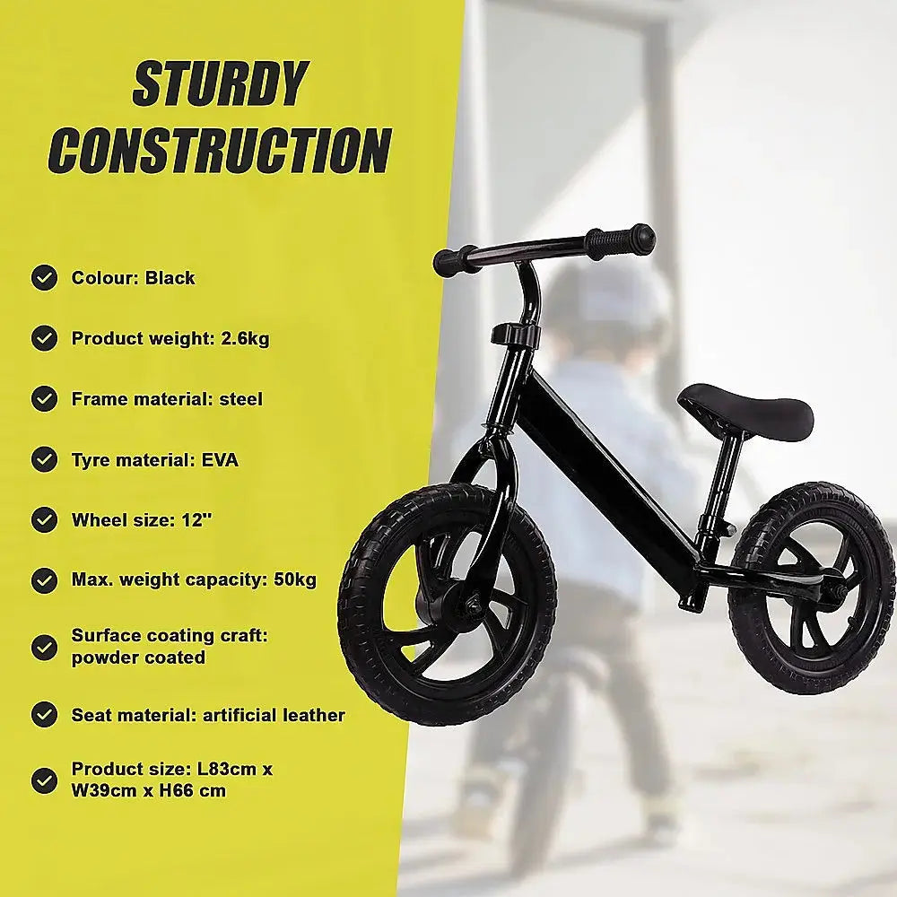Kids Ride On Push Bike Balance Bicycle with Training Wheels for Toddlers Wholesale Hub