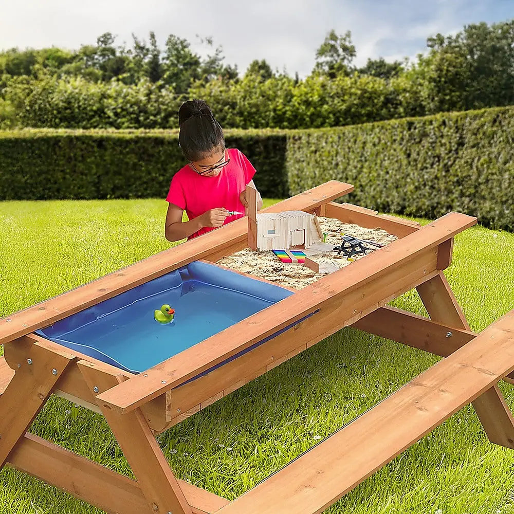 Sand & Water Wooden Picnic Table Wholesale Hub
