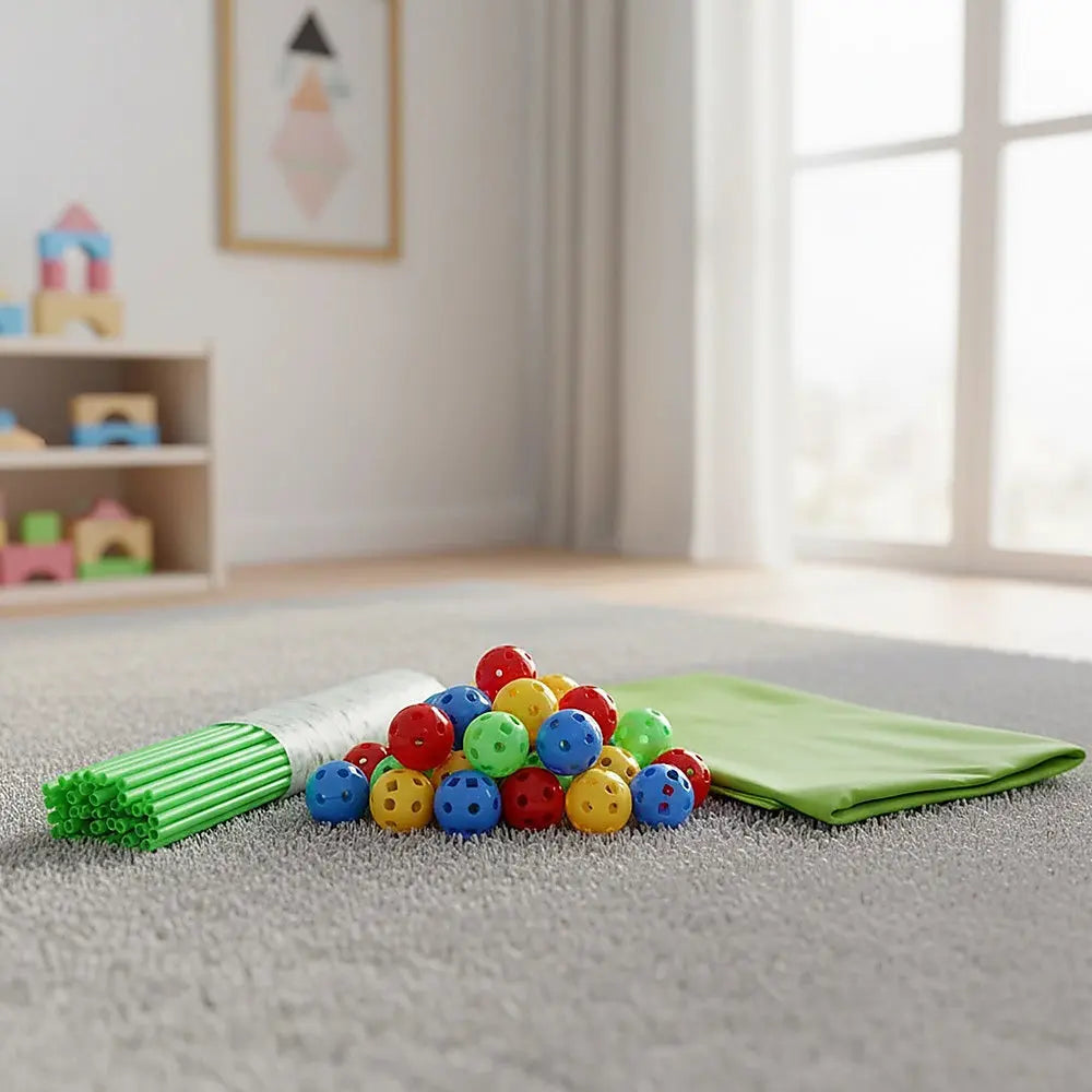 217pcs Kids Construction Fort Building Kit Castles 3D Play House Tent Toys Wholesale Hub