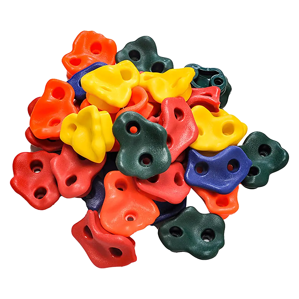 Jungle Gym Rock Climbing Holds Kids Wall Mounting Hardware Knotted Rope 25 Handles Playground Wholesale Hub