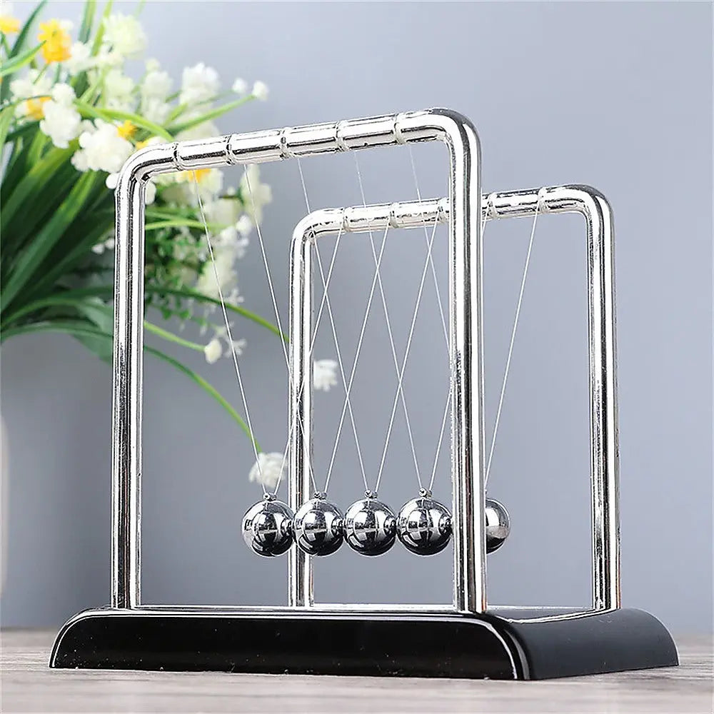 Newton's Cradle Steel Balance Small Pendulum Physics Science Wholesale Hub