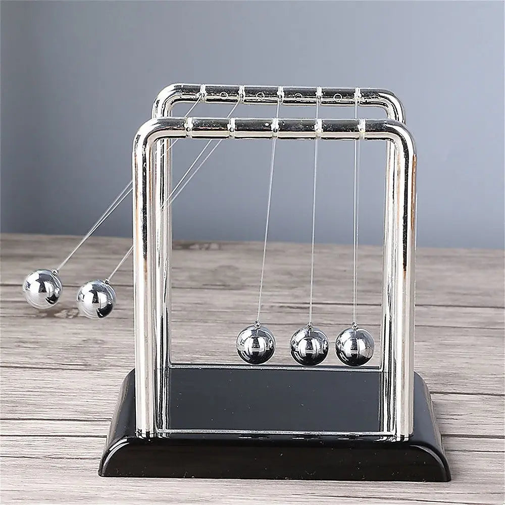 Newton's Cradle Steel Balance Small Pendulum Physics Science Wholesale Hub