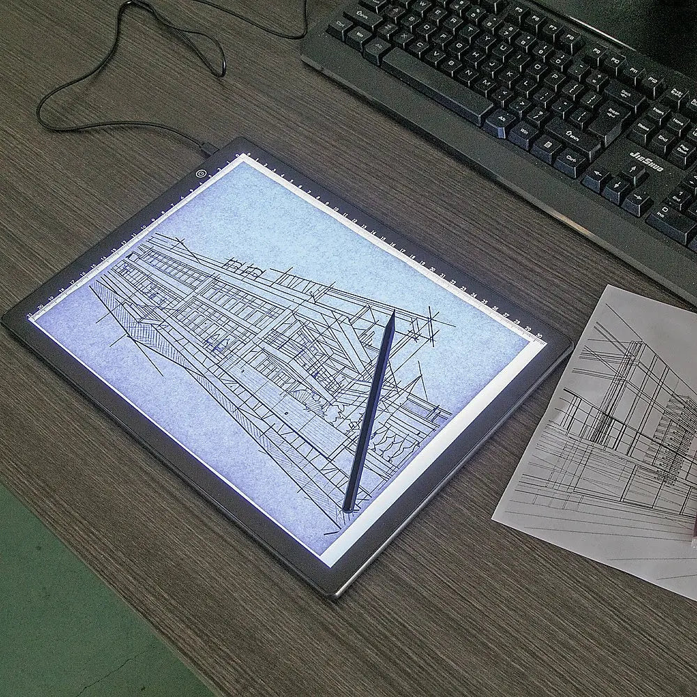 A4 LED Light Tracing Box Drawing Pad for Sketching Animation Art Wholesale Hub