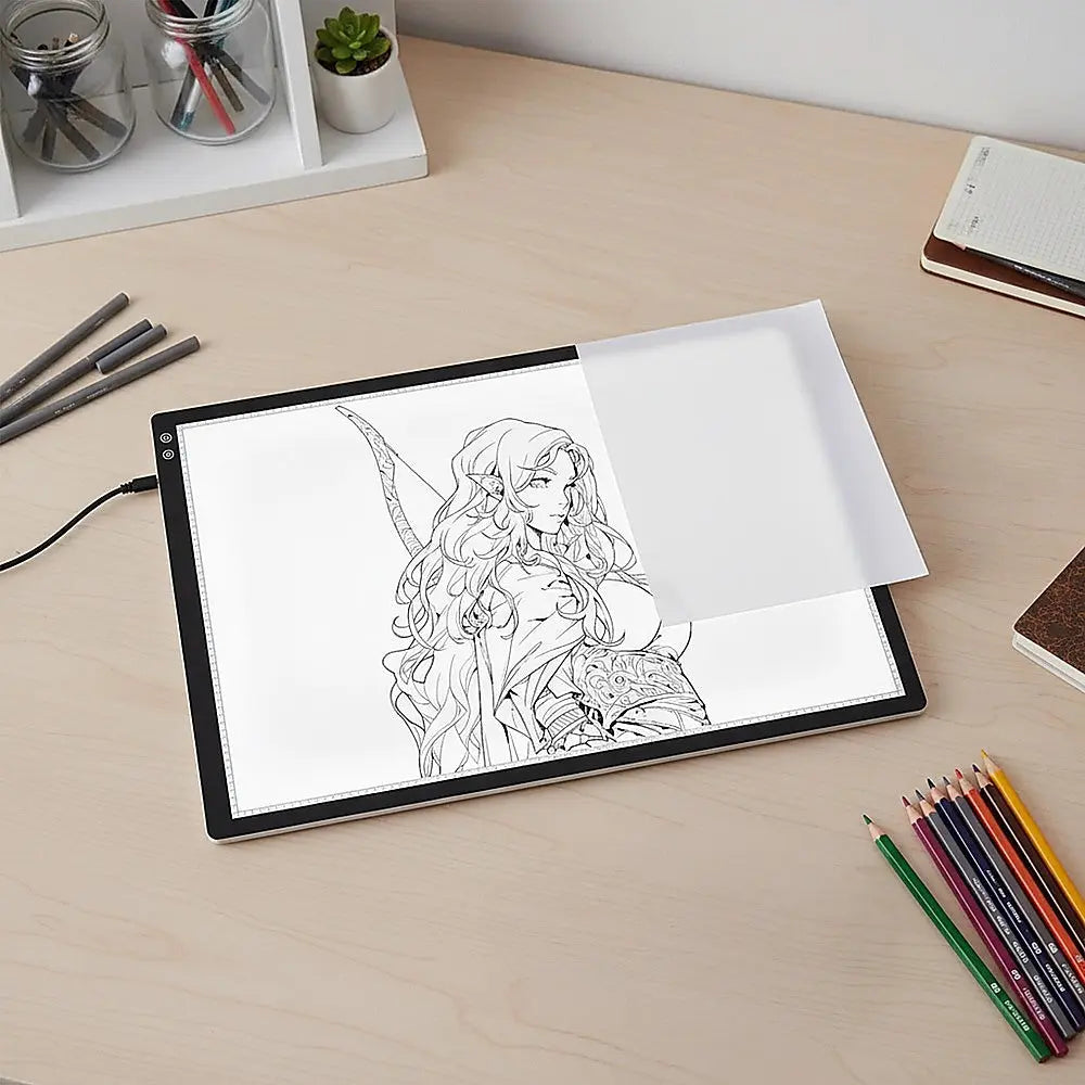 A2 LED Light Box for Drawing, Calligraphy & Tracing Artists Pad Wholesale Hub