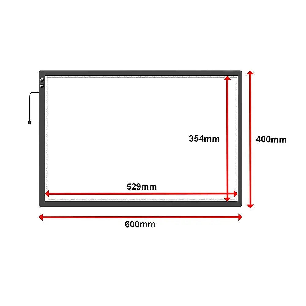 A2 LED Light Box for Drawing, Calligraphy & Tracing Artists Pad Wholesale Hub