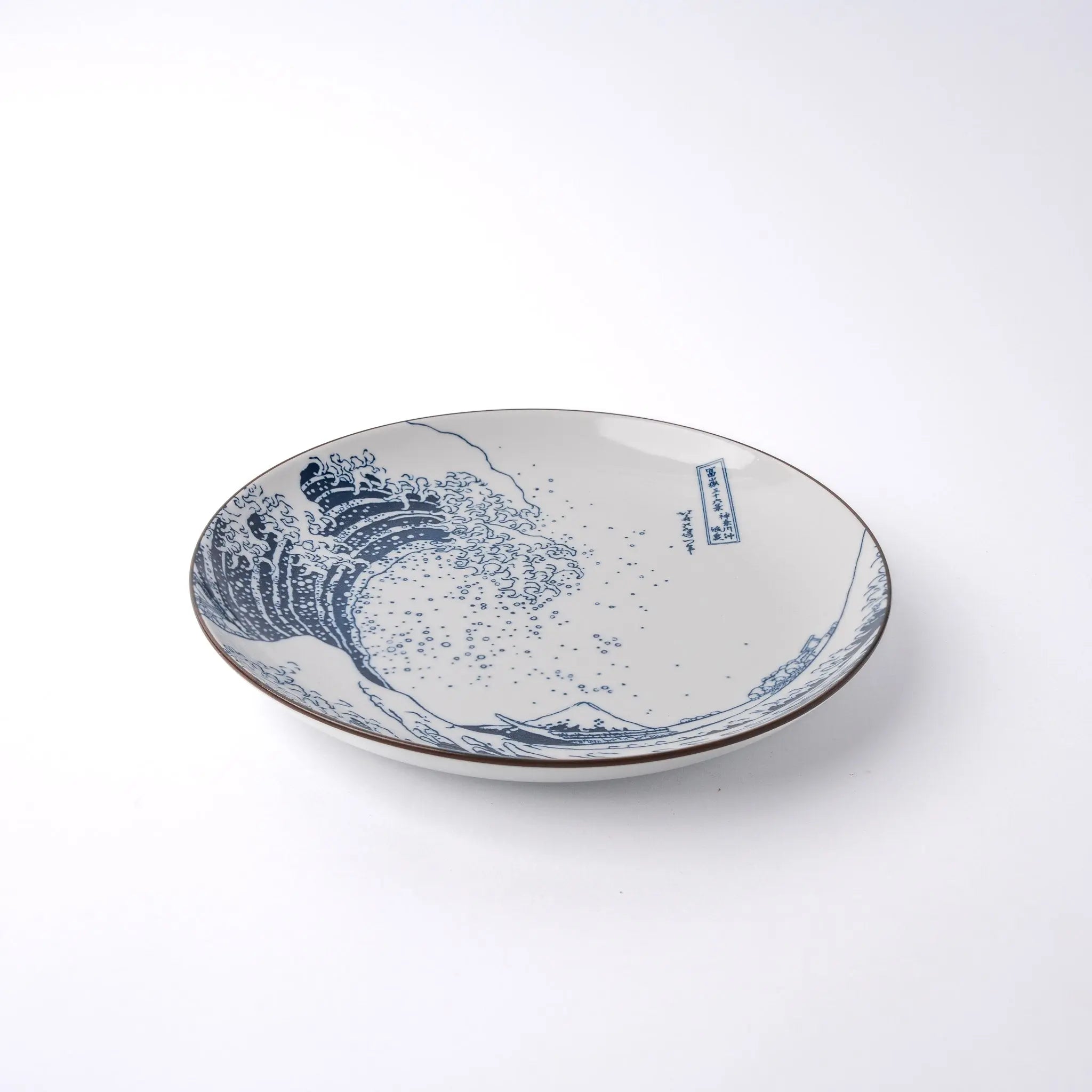 Plate 18cm Hokusai Great Wave Design Wholesale Hub