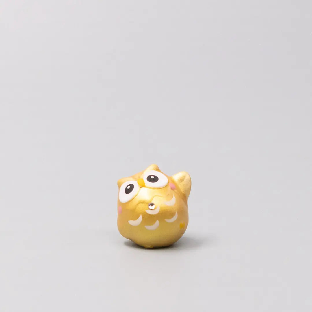 Okimono Lucky Gold Owl Wholesale Hub