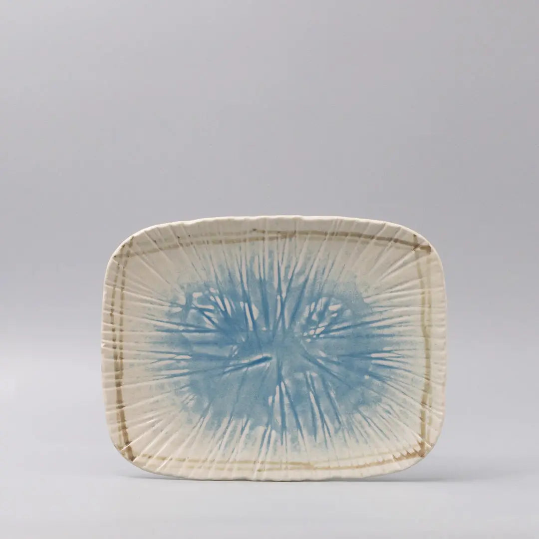 Sushi Platter 25.8x19.8cm Okinawa Glaze Wholesale Hub