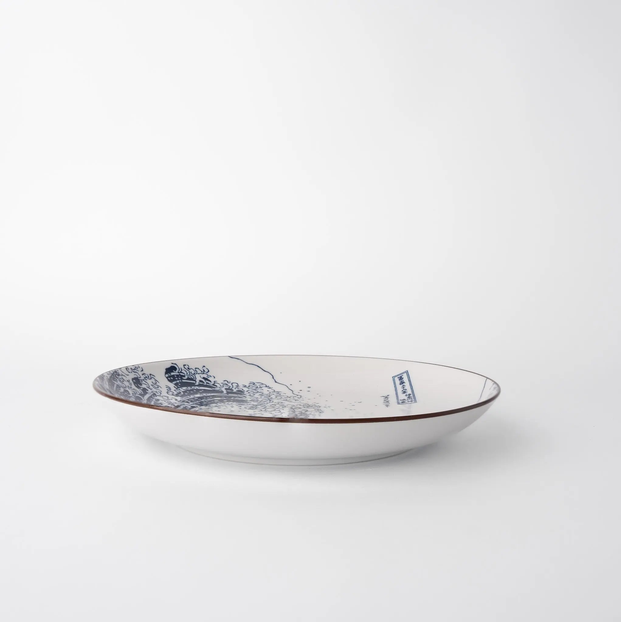 Plate 21.5cm Hokusai Great Wave Design Wholesale Hub