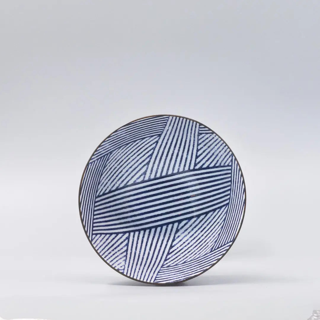 Bowl 16cm Thatched Navy Design Wholesale Hub