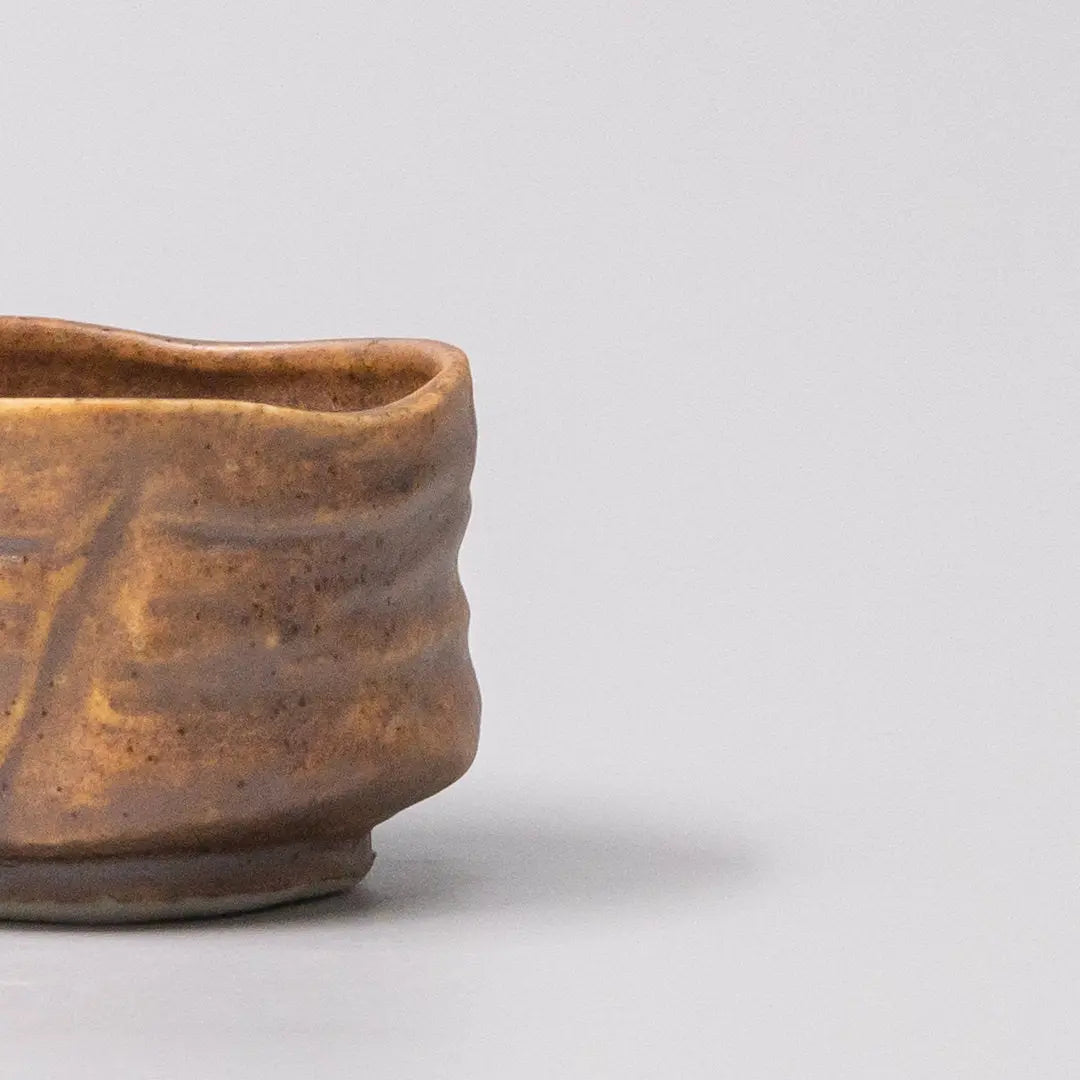 Sake Cup Ochre Glaze Wholesale Hub