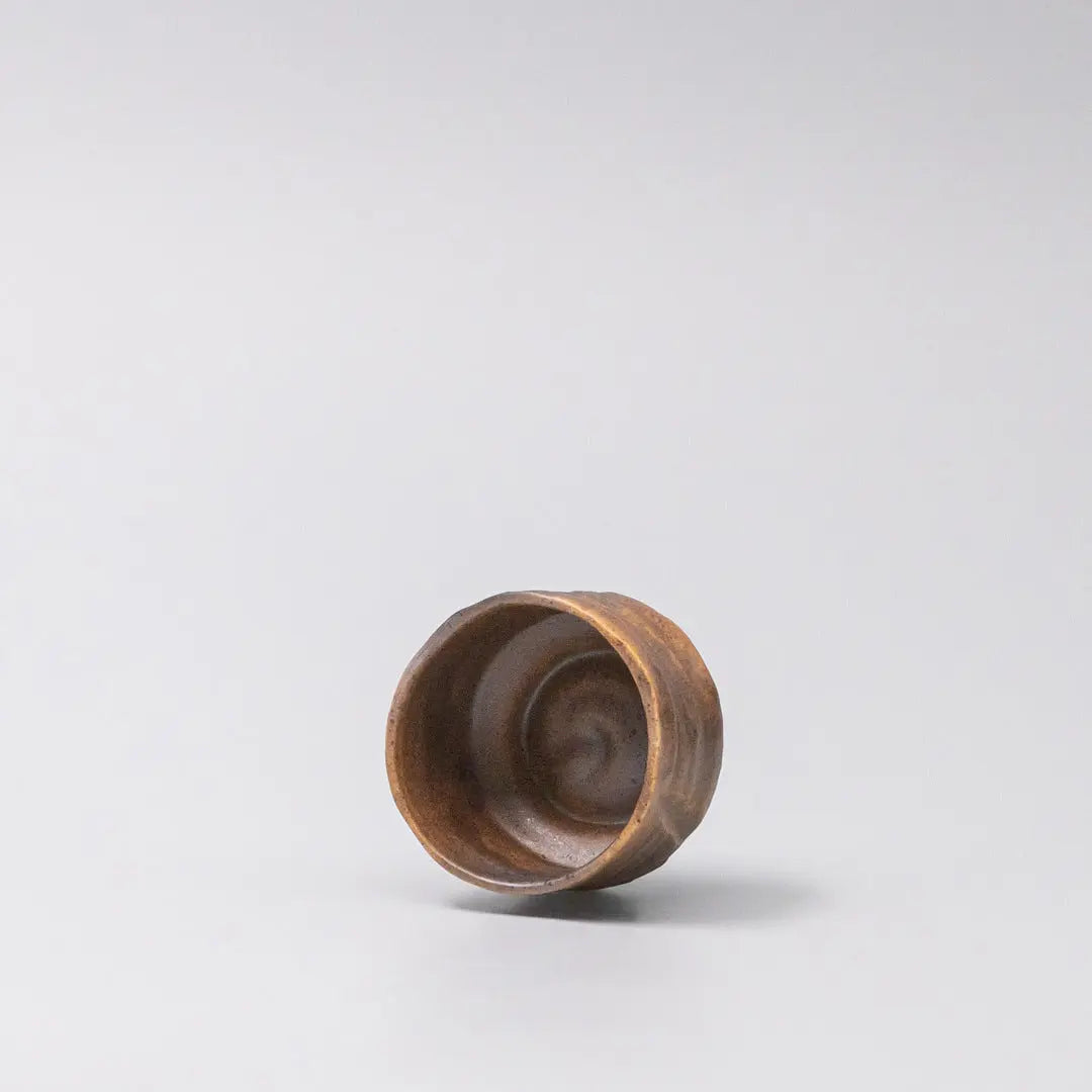 Sake Cup Ochre Glaze Wholesale Hub