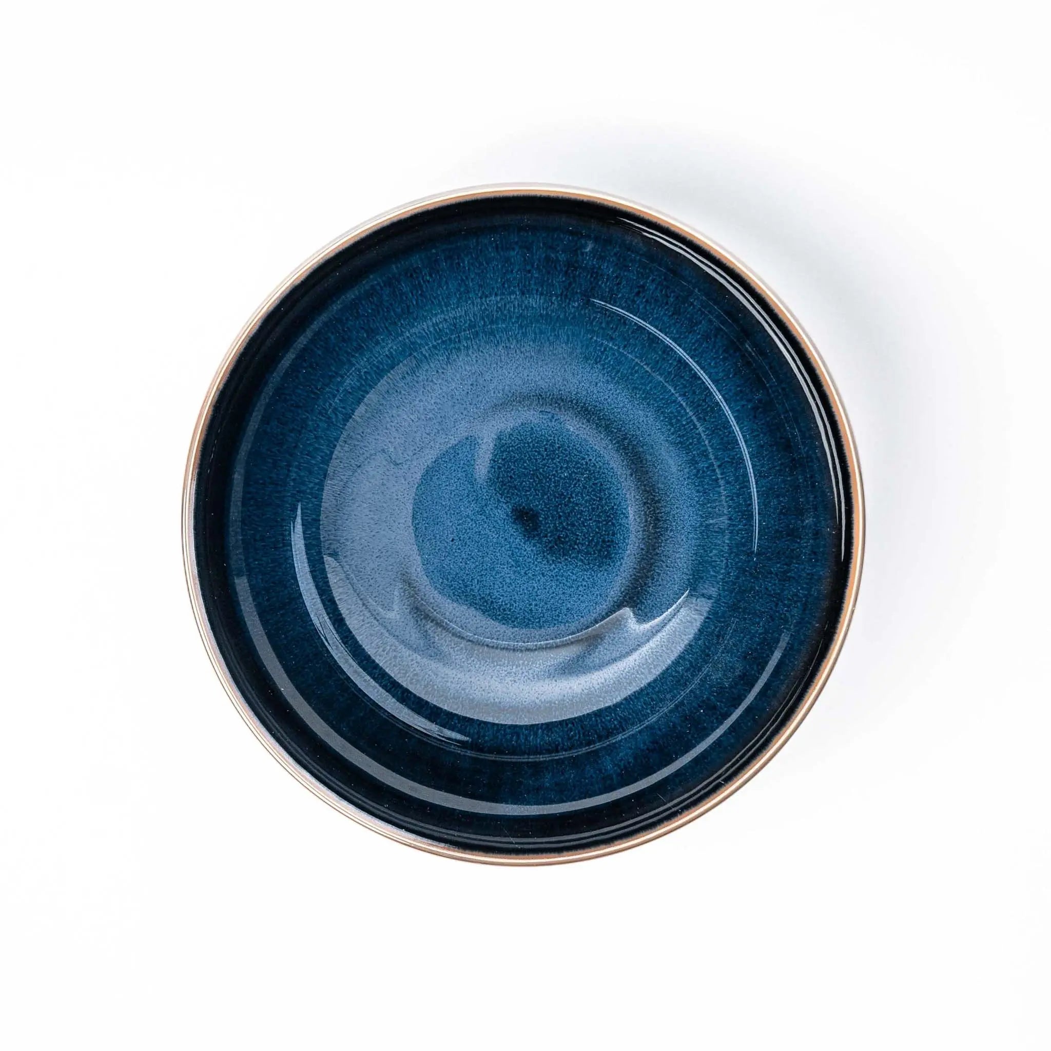 Bowl 21cm Navy Sendan Glaze Wholesale Hub