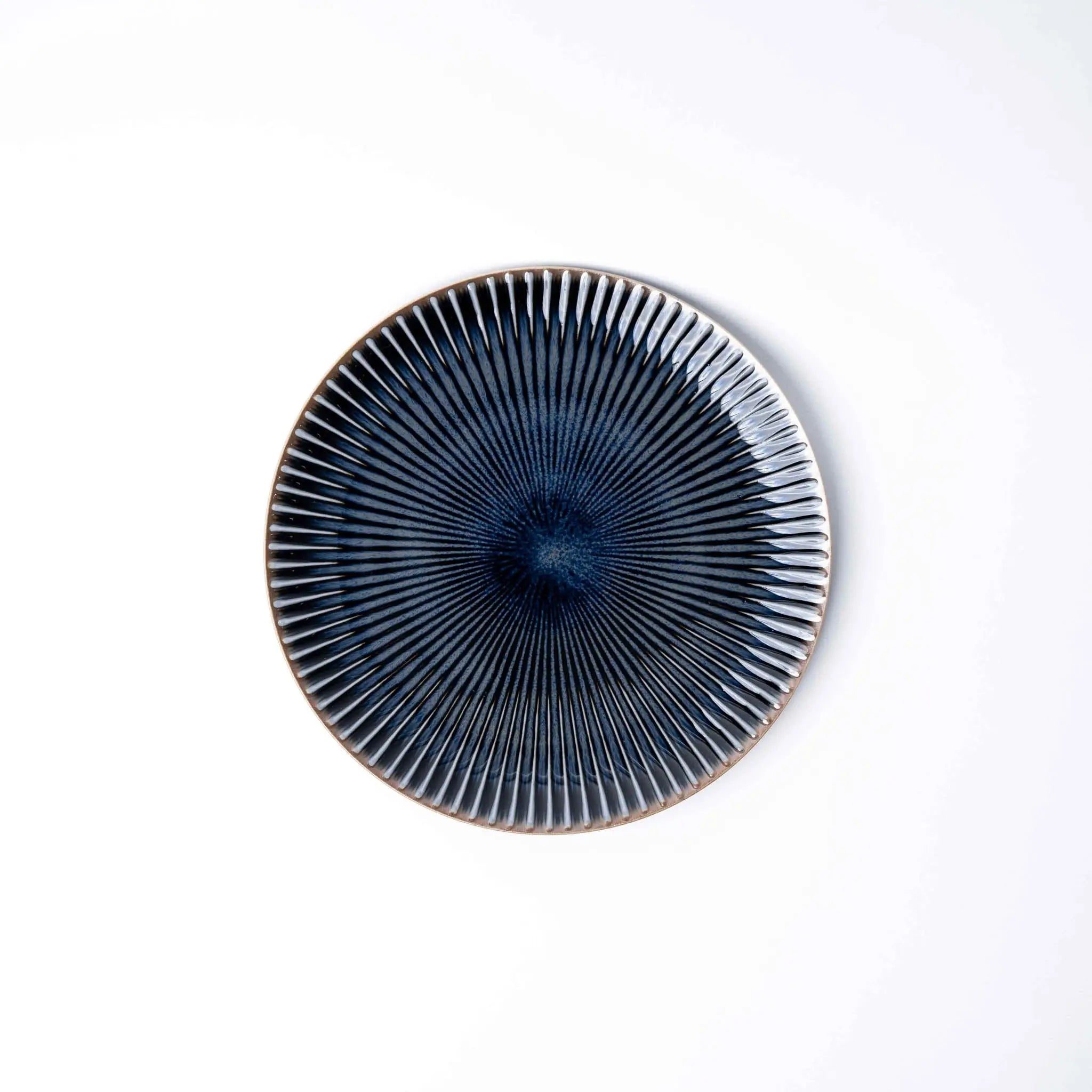 Side Plate 20.5cm Navy Sendan Glaze Wholesale Hub