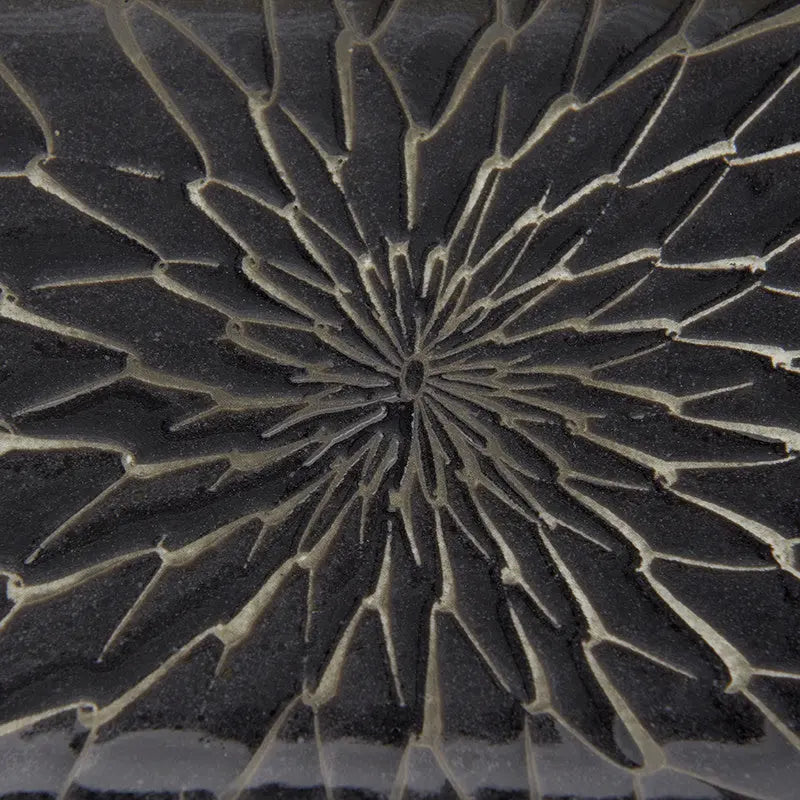 Sushi Plate 22cm Charcoal Net Design Wholesale Hub