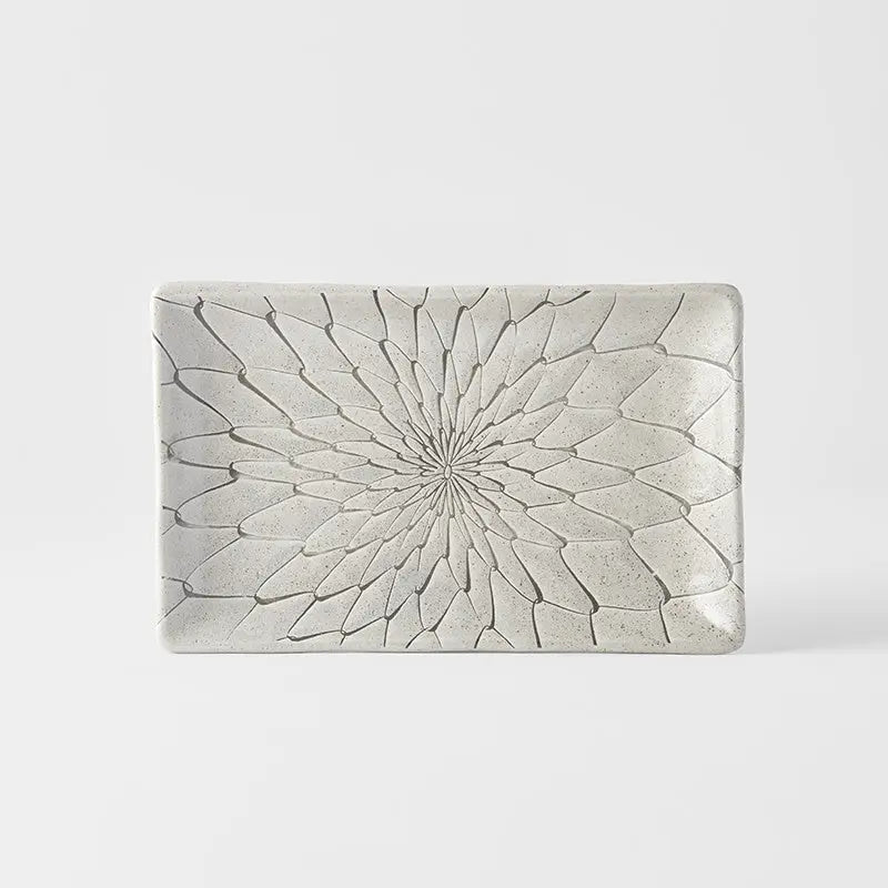 Sushi Plate 22cm Grey Net Design Wholesale Hub