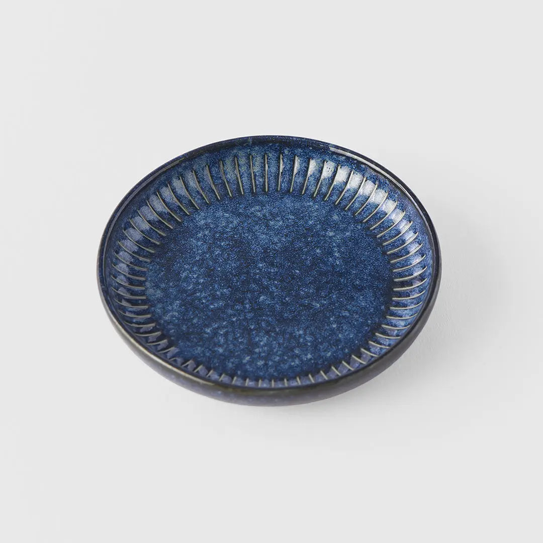Sauce Dish 9cm Ridged Indigo Design Wholesale Hub