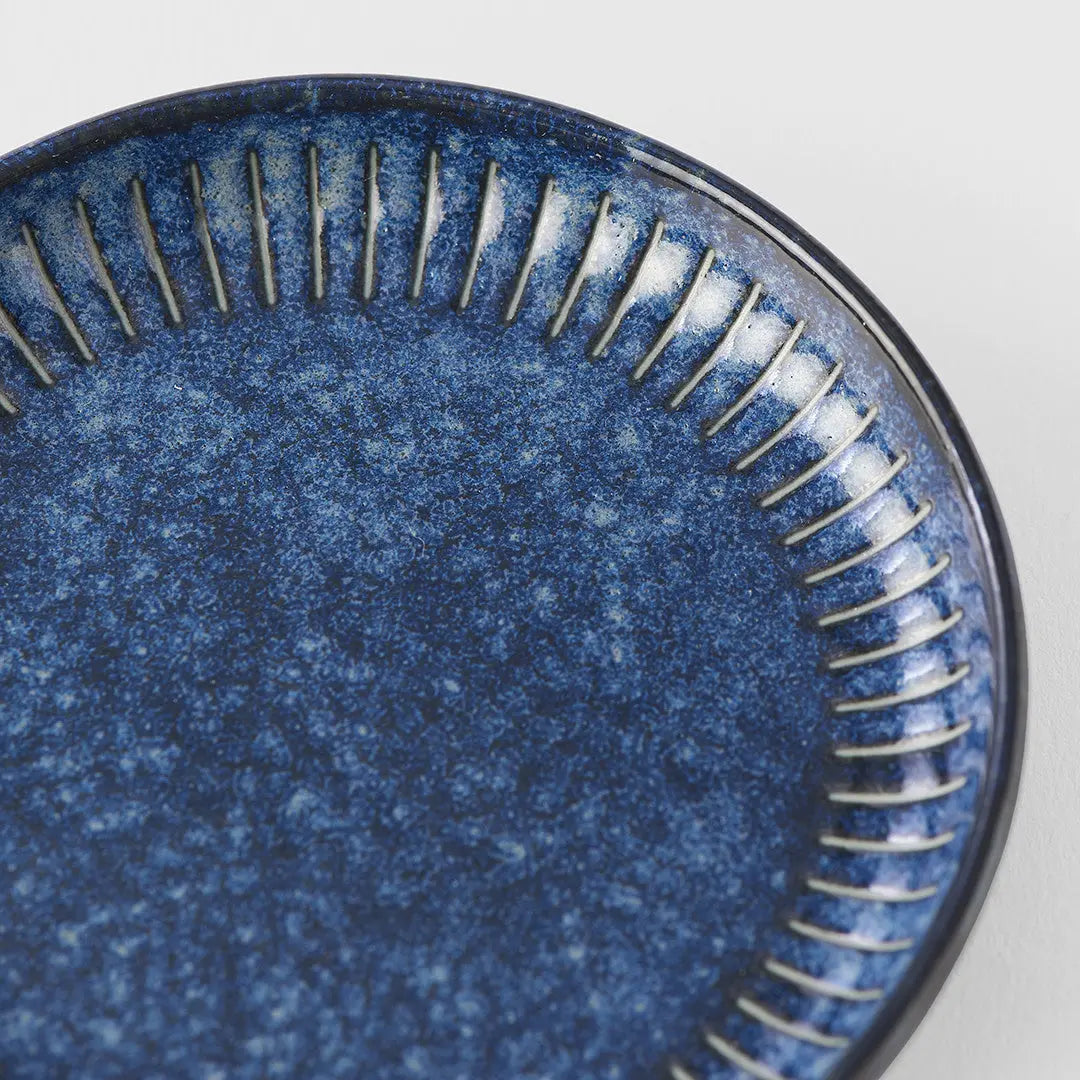 Sauce Dish 9cm Ridged Indigo Design Wholesale Hub