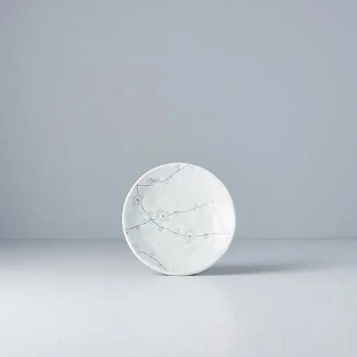 Plate 13cm White Blossom Glaze Wholesale Hub